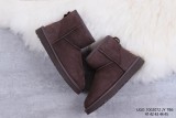 UGG 1002072 Classic Mini ll dark brown ankle boots