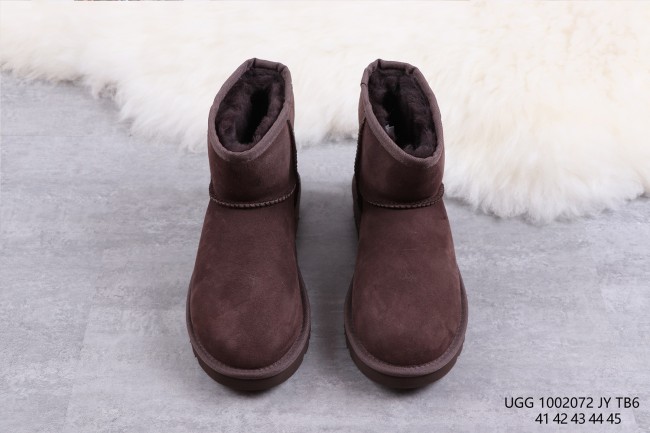 UGG 1002072 Classic Mini ll dark brown ankle boots