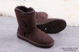UGG 1016226 Bailey Button ll dark brown boots