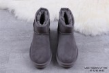 UGG 1016222 Classic Mini ll gray ankle boots