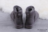 UGG 1002072 Classic Mini ll gray ankle boots