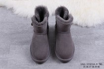 UGG 1016554 Mini Bailey Button Bling gray boots