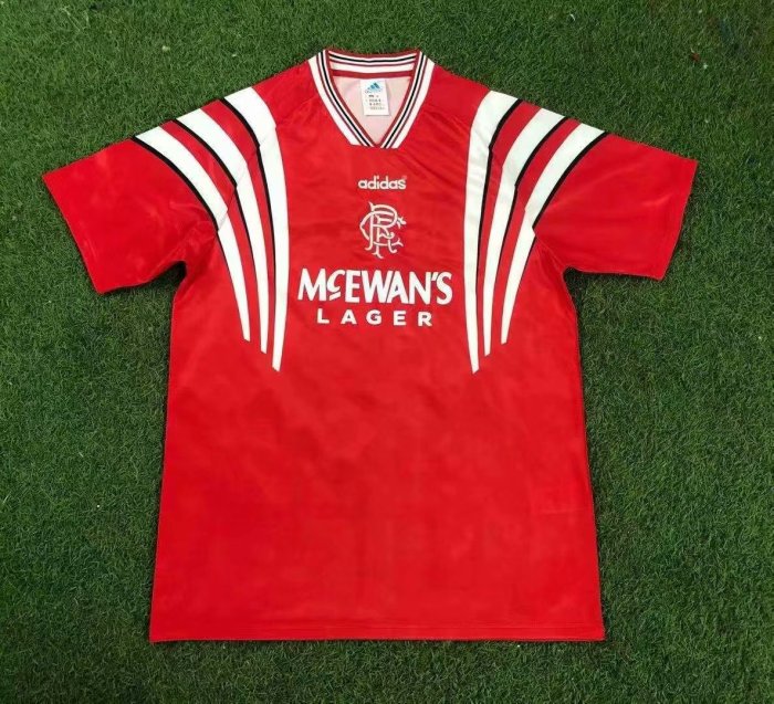 96-97 Adult Rangers third away retro soccer jersey football shirt