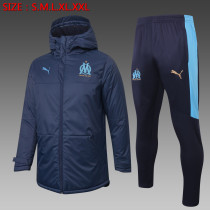 20/21 Adult Marseilles blue men long cotton padded clothes H047#