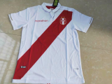 20/21 Adult Thai Quality Peru white national soccer jersey football shirt
