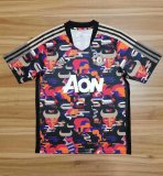 21/22  Adult Thai version MUN Manchester united black club soccer jersey football shirt