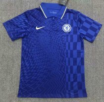 20/21  Adult Thai Quality Chelsea blue polo football shirt soccer jersey