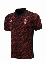 20/21   Adult Thai Quality Milan red  polo football shirt soccer jersey