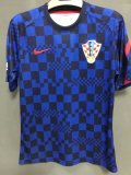 21/22   Adult Thai Quality Croatia blue national soccer jersey football shirt