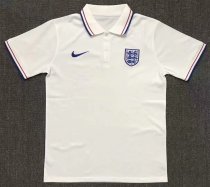 20/21  Adult Thai Quality England white polo football shirt soccer jersey