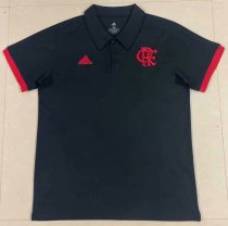 20/21   Adult Thai Quality Flamenco black polo football shirt soccer jersey