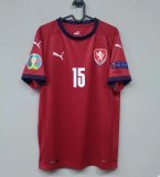 20/21  Adult Thai version FIFA World Cup Czech Republic home red soccer jersey football shirt