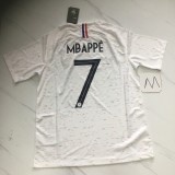 France  white soccer jersey shirt