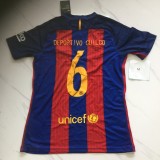 Barcelona home  soccer jersey football shirt