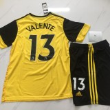 Wolves home yellow club soccer jersey football kits