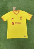 21/22  Adult Thai version LIV Liverpool third away yellow club soccer jersey football shirt