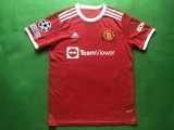 21/22  Adult Thai version Manchester united home Crisiano Ronaldo club soccer jersey football shirt