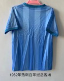 Retro 1982 Tottenham away blue soccer jersey football shirt