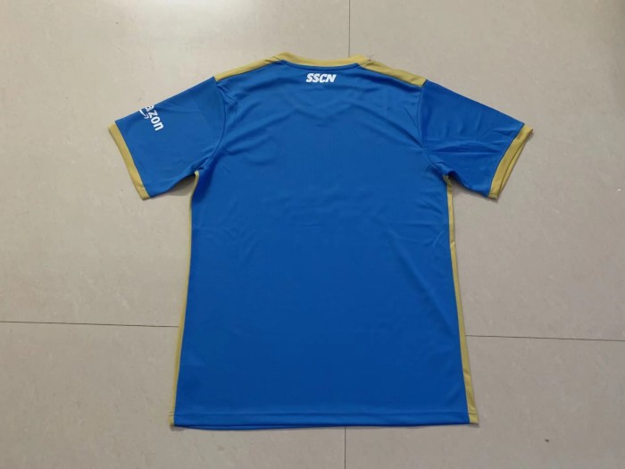 21-22 Napoli UCL blue soccer jersey football shirt