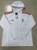 21/22 New Adult Benfica white long sleeve hoodie jacket G105#