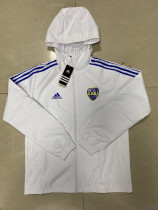 21/22 New Adult Boca white long sleeve hoodie jacket G108#