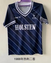 Retro 1988 Tottenham third blue soccer jersey