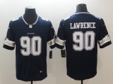 22 New Men Cowboys LAWRENCE 90 blue NFL Jersey