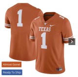 22 Men‘s Nike 1 Orange Texas Longhorns College Alternate Limited jersey