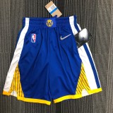 The 75th anniversary Golden State Warriors blue basketball shorts
