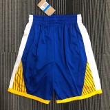 The 75th anniversary Golden State Warriors blue basketball shorts