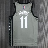 The 75th anniversary Brooklyn Nets Air Jordan IRVING 11 gray basketball jersey