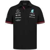 Mercedes AMG Petronas F1 Racing Team Polo - Black 2022