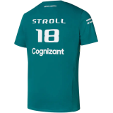 Aston Martin Cognizant F1 2022 Official Team Driver T-Shirt - Lance Stroll