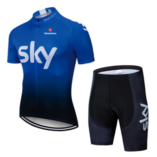 2022 Cycling Jersey SKY Team Clothing Bicycle Short Sleeves Jacket