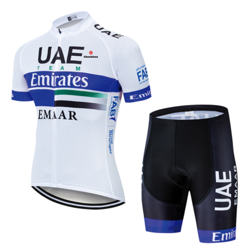 2022 Cycling Jersey UAE Clothing Bicycle Short Sleeves Jacket