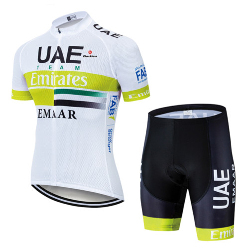 2022 Cycling Jersey UAE Clothing Bicycle Short Sleeves Jacket