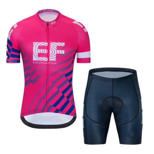 2022 EF Cycling Jersey Clothing Bicycle Short Sleeves