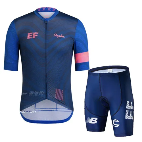 2022 EF Cycling Jersey Clothing Bicycle Short Sleeves