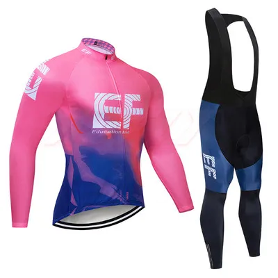 2022 EF Cycling Jersey Clothing Bicycle long Sleeves