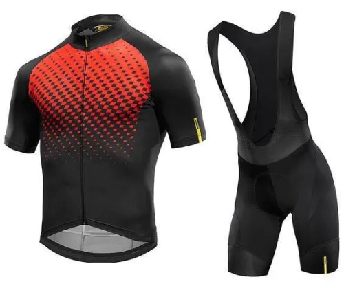 2022 MAVIC Cycling Jersey Clothing Bicycle Short Sleeves