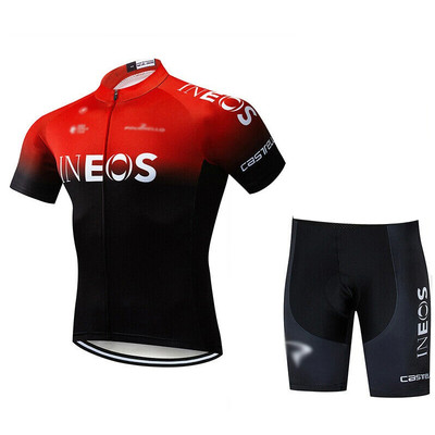 2022 INEOS Cycling Jersey Clothing Bicycle Short Sleeves