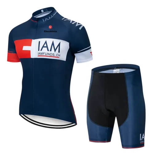 2022 IAM Cycling Jersey Clothing Bicycle Short Sleeves