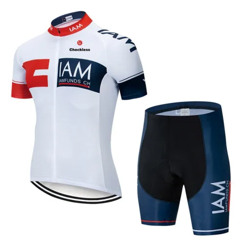 2022 IAM Cycling Jersey Clothing Bicycle Short Sleeves