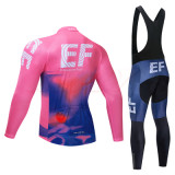 2022 EF Cycling Jersey Clothing Bicycle long Sleeves