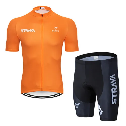 2022 STRA Cycling Jersey Clothing Bicycle Short Sleeves