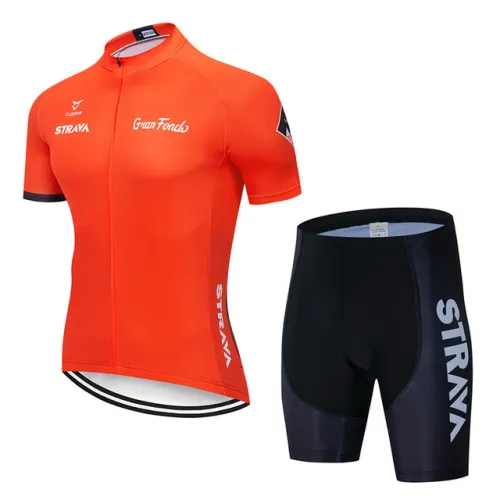 2022 STRA Cycling Jersey Clothing Bicycle Short Sleeves