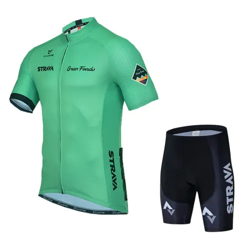 2022 STRA Cycling Jersey Clothing Bicycle Short Sleeves