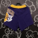 2022 Los Angeles lakers Purple basketball shorts