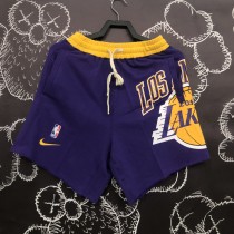 2022 Los Angeles lakers Purple basketball shorts