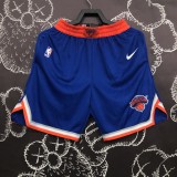 2022 New York Knicks blue basketball shorts